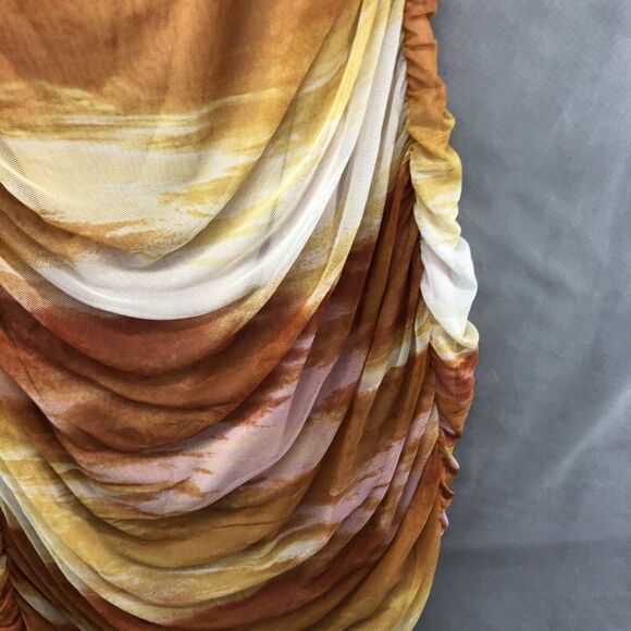 New Rue 21 Orange Sleeveless Dress Young Adult Size 3X Women Summer Casual - Picture 3 of 12